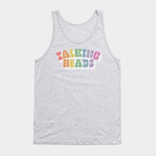 Talking Heads / Retro Style Fan Art Design Tank Top